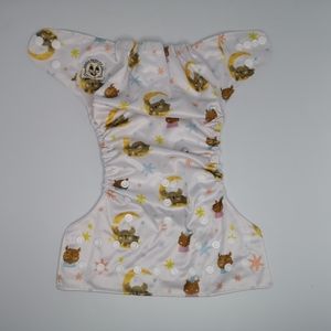 👣4/$40👣 OS Pocket Cloth Diaper, Bedtime Print